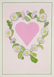 Gänseblümchen-Valentine